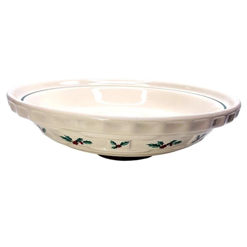 Longaberger Pottery TRADITIONAL HOLLY 10